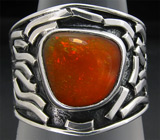 Кольцо с мексиканским огненным опалом Серебро 925