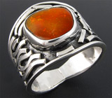 Кольцо с мексиканским огненным опалом Серебро 925