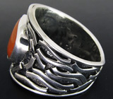 Кольцо с мексиканским огненным опалом Серебро 925