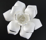 Кулон-цветок из коллекции "Reflection" Серебро 925