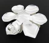 Кулон-цветок из коллекции "Reflection" Серебро 925