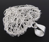 Плетеный кулон из коллекции "Reflection" Серебро 925