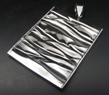 Текстурный кулон из коллекции "Reflection" Серебро 925