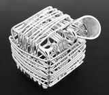 Плетеный кулон из коллекции "Reflection" Серебро 925