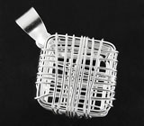 Плетеный кулон из коллекции "Reflection" Серебро 925