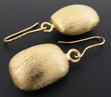 Текстурные серьги из коллекции "Reflection" Серебро 925