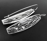 Серьги из коллекции "Reflection" Серебро 925