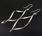 Серьги из коллекции "Reflection" Серебро 925