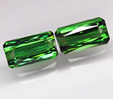Пара зеленых турмалинов 2,71 карат 