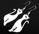 Серьги из коллекции "Reflection" Серебро 925