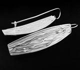 Серьги из коллекции "Reflection" Серебро 925