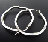 Серьги из коллекции "Reflection" Серебро 925