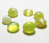 Набор хризобериллов 4,08 карат 