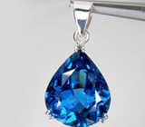 Коллекция "Perfection". Кулон с топазом-каплей Серебро 925