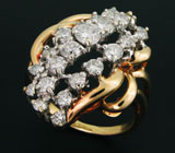 Кольцо с бриллиантами 1,69 карат Золото