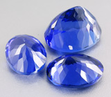 Эксклюзив! Набор из трех танзанитов 22,76 карат 