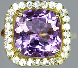 Кольцо из коллекции "Mia" с аметистом и топазами Серебро 925