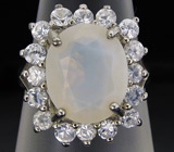 Эффектное кольцо с опалом Серебро 925