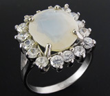 Эффектное кольцо с опалом Серебро 925