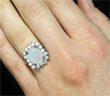 Эффектное кольцо с опалом Серебро 925