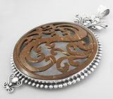 Кулон с кокосовым деревом Серебро 925