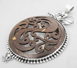 Кулон с кокосовым деревом Серебро 925