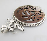 Кулон с кокосовым деревом Серебро 925