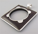 Кулон с черным деревом Sono Серебро 925