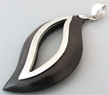 Кулон с черным деревом Sono Серебро 925