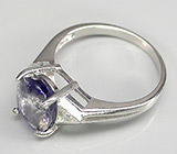 Изящное кольцо с иолитом Серебро 925