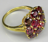 Кольцо из коллекции "Mia" с сапфиром и шпинелями Серебро 925