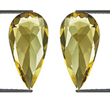 Пара гелиодоров 6,62 карат 