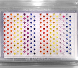 Набор из 200 разноцветных сапфиров 11,16 карат 