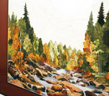 Панно "Лесная река" 