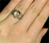 Кольцо с рутиловым кварцем Серебро 925