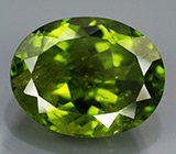 Крупный перидот 14,08 карат 