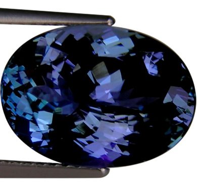 Чистейший полихромный танзанит 6,82 карат