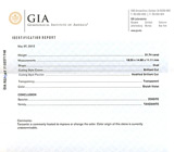 Эксклюзив! Роскошный танзанит 21,74 карат 