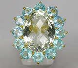 Кольцо из коллекции "Mia" с цитрином и апатитами Серебро 925