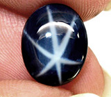 Звездчатый сапфир 6,22 карат 