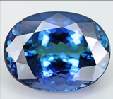 Чистейший крупный танзанит 9,85 карат 