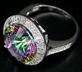 Кольцо с ярким мистик-топазом Серебро 925