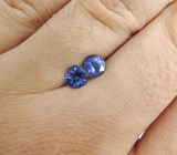 Пара танзанитов 1,63 карат 