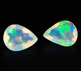 Пара ограненных эфиопских опалов 1,61 карат 