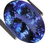 Крупный полихромный танзанит 8,78 карат 