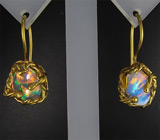 Серьги с эфиопскими опалами Серебро 925