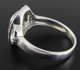 Кольцо с изумрудом и бриллиантами Серебро 925