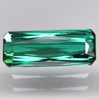 Голубовато-зеленый "неоновый" турмалин 1,14 карат