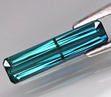 Зеленовато-голубой индиголит турмалин 1,4 карат 