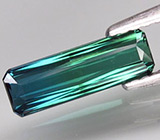 Зелено-голубой полихромный турмалин 1,17 карат 